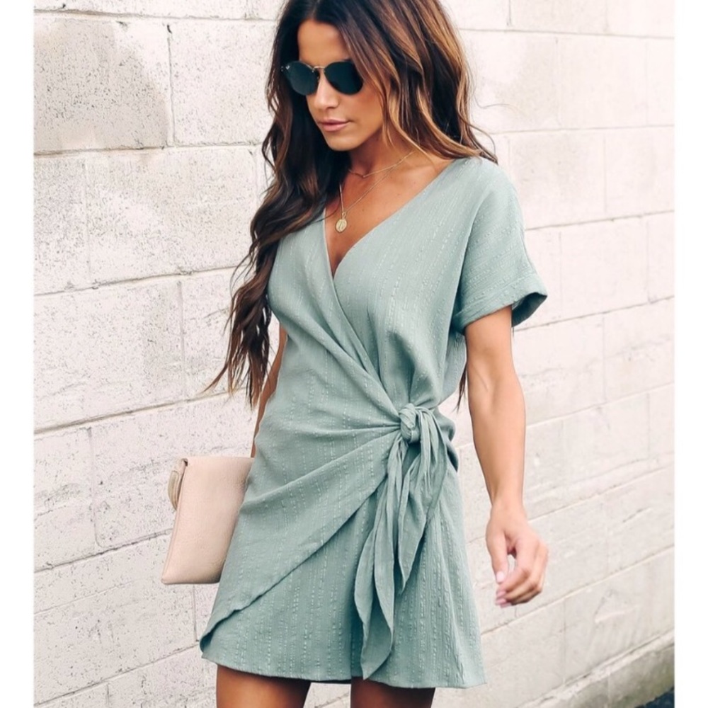 Vici wrap dress